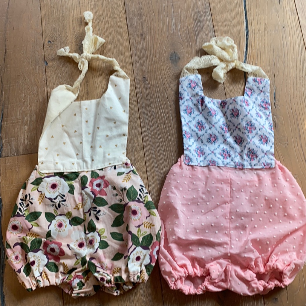 2 Custom Rompers
